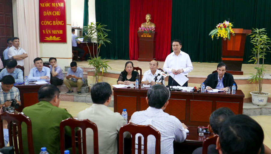 Những câu hỏi, những lời khẳng định của ông Nguyễn Đức Chung đã khiến cho người dân Đồng Tâm thật sự tin tưởng