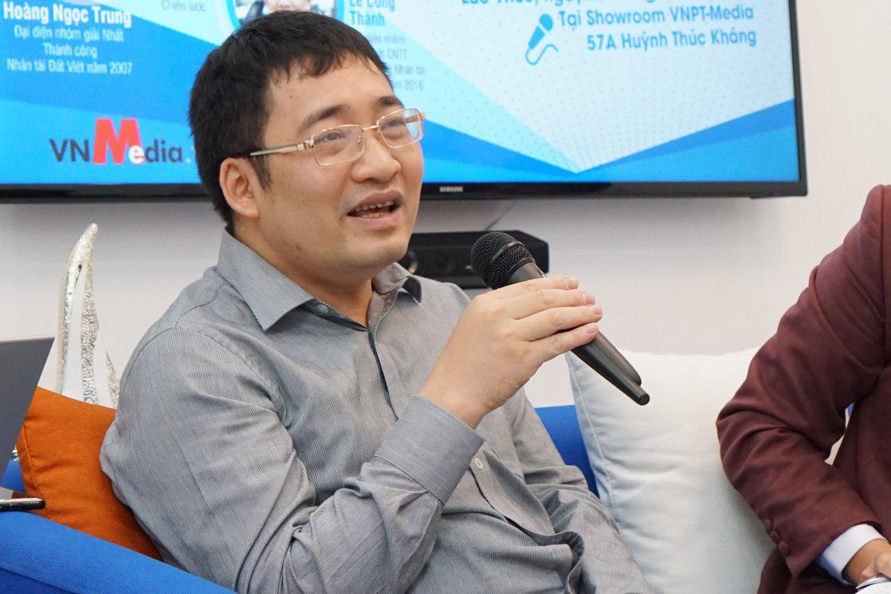 Ông Hoàng Ngọc Trung – trưởng nhóm AI