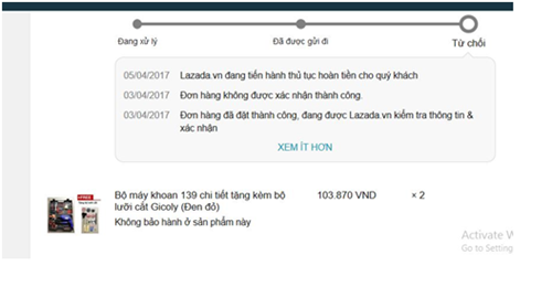 Mua hàng khuyến mãi trên Lazada, khách hàng ngậm &quot;quả đắng&quot;