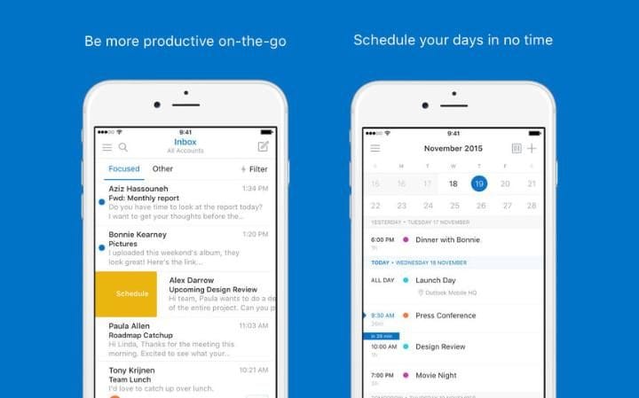 Microsoft Outlook (miễn phí): Bạn hẳn có chút ngạc nhiên khi ứng cũ kĩ của Microsoft đứng đầu danh sách này, nhưng rõ ràng chẳng có gì phải nghi ngờ vì ứng dụng iOS Outlook là một ứng cử viên sáng giá. Với khả năng tải nhanh, lọc mail dễ dàng, bao gồm cả tính năng sắp xếp theo trình tự thời gian rất dễ dàng.