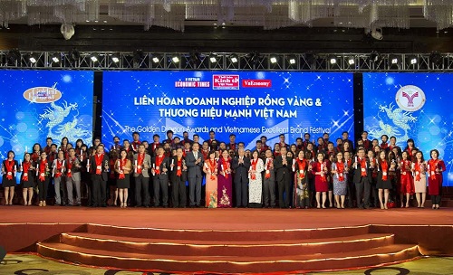 Các doanh nghiệp nhận giải “Thương hiệu mạnh” năm 2016
