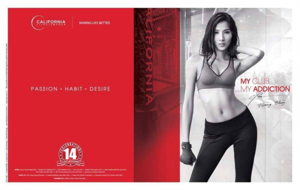 Sở hữu vóc dáng đạt chuẩn người mẫu và thần thái chuyên nghiệp, việc Hoàng Thùy xuất hiện với vai trò gương mặt đại diện của California Fitness & Yoga là chuyện hiển nhiên.  Đặc biệt siêu mẫu Hoàng Thùy còn được biết đến như “thánh nữ street style” số 1 V-biz, với gout ăn mặc thời thượng, phong cách đa dạng cá tính, cô từng lọt top best street của tạp chí New York.