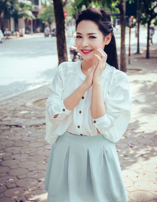 Ngoại hình xinh đẹp của Quỳnh hiện tại