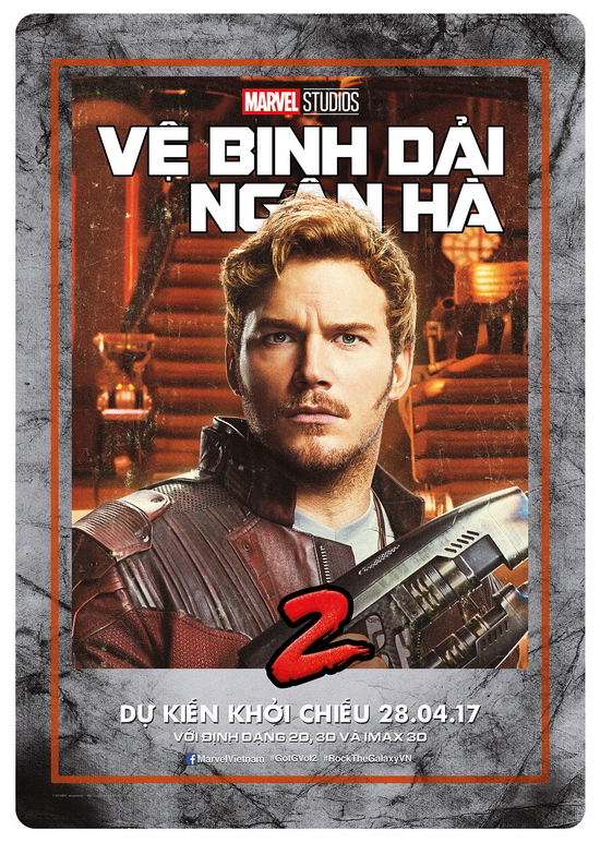 1. Những ai sẽ trở lại?  Nhóm Vệ binh dải ngân hà sẽ trở lại toàn bộ và có thêm nhiều gương mặt mới  Toàn bộ nhóm Vệ binh dải ngân hà do Star-Lord chỉ huy sẽ tiếp tục quay trở lại cuộc phiêu lưu tiếp theo này. Star-Lord (Chris Pratt), Gamora (Zoe Salnada), Drax the Destroyer (Dave Bautista), Baby Groot (Vin Diesel) và Rocket Raccoon (Bradley Cooper) sẽ lại sát cánh cùng nhau để bảo vệ dải ngân hà. Ngoài ra, Yondu (Michael Rooker) cùng đội quân đánh thuê Ravagers của hắn cũng sẽ tái xuất. Bên cạnh đó, không thể không kể đến em gái nuôi của Gamora, Nebula (Karen Gillian). Có vẻ như 2 nhân vật này từ kẻ thù sẽ trở thành một thành viên của đội Vệ binh dải ngân hà. Tuy nhiên, tất cả vẫn chỉ là một ẩn số.