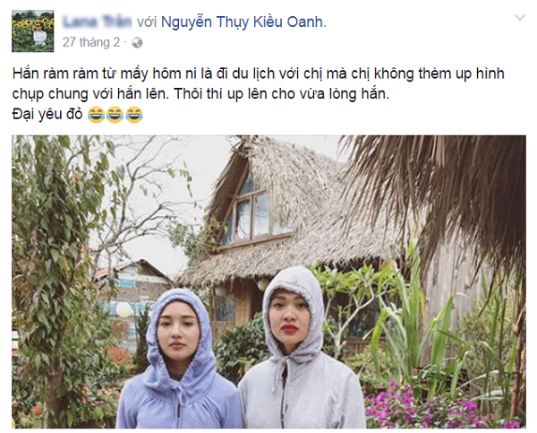 Người phụ nữ này đăng tải một hình ảnh giống hệt Kiều Oanh trước đó.