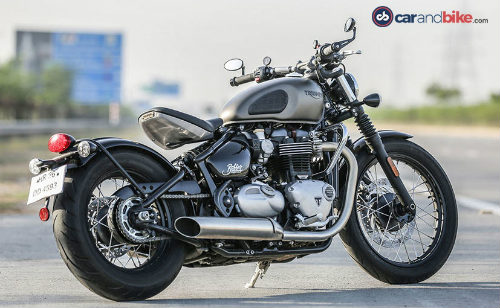 2017 Triumph Bonneville Bobber.