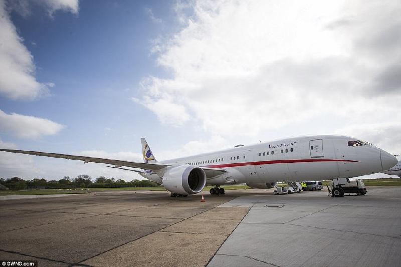 Dreamliners là máy bay chở khách thương mại với sức chứa từ 240 đến 335 hành khách. Sau khi cải tạo, không gian rộng lớn trên máy bay này chỉ dành cho 30 người.