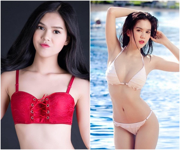 Lê Ngọc Trinh giống đàn chị cùng tên đến ngỡ ngàng. 