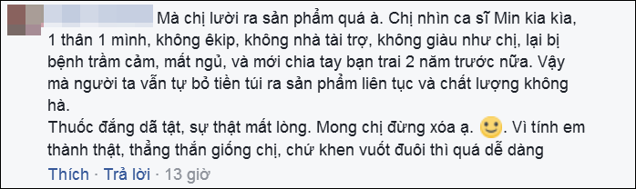 Trước lời công kích từ phía anti-fan, Tóc Tiên cũng 