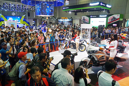 Honda mang tới triển lãm 30 xe máy thuộc 9 dòng xe 