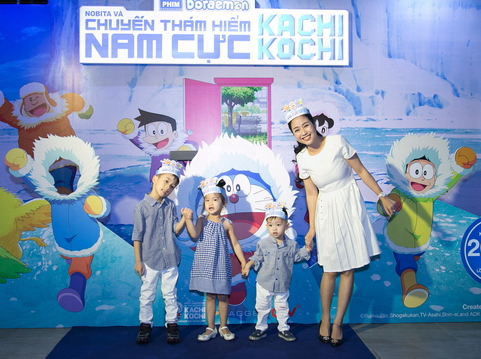 Dàn sao Bắc Nam trải nghiệm chuyến thám hiểm của Doraemon và những người bạn