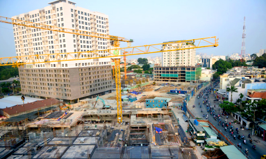 Hà Nội tỷ lệ hấp thụ căn hộ giảm, TP.HCM chững lại