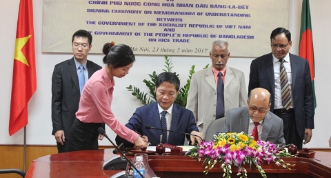 Việt Nam sẽ cung cấp cho Bangladesh 1 triệu tấn gạo/năm