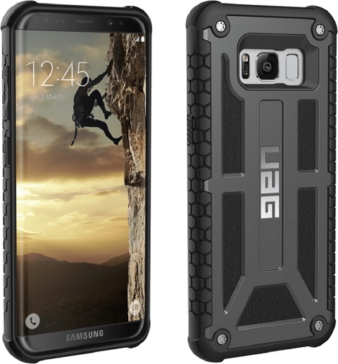Urban Armor Gear Monarch. Urban Gear của Monarch là vỏ đựng mà Galaxy S8 Plus đang cần. Vỏ này cũng đã được đề xuất dành cho Galaxy S7 năm ngoái. Thương hiệu Monarch cung cấp 5 cấp độ an toàn khác nhau cho điện thoại. Tuy nhiên, phụ kiện lại không có tính năng đặc biệt bảo vệ màn hình và chỉ có phiên bản màu graphite. Bạn sẽ phải trả 35 USD để có phụ kiện này.