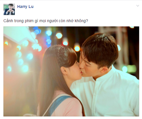 Chia sẻ của Harry Lu xuất hiện ngay sau bài đăng của Midu