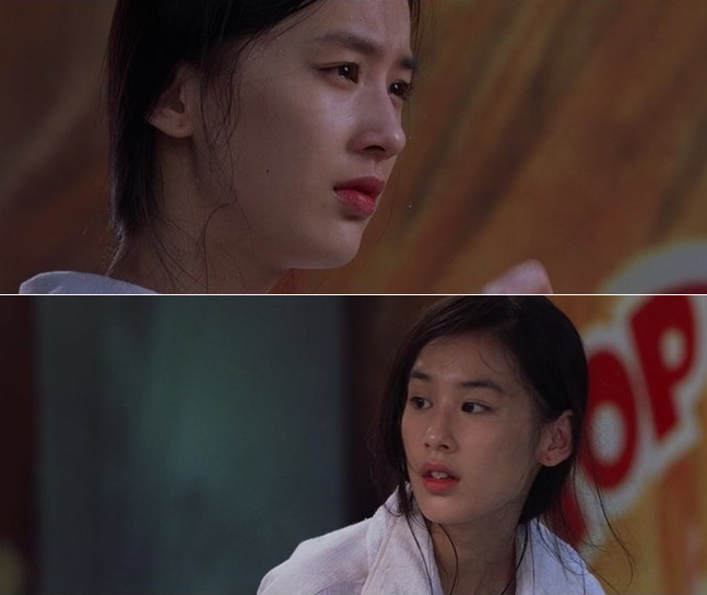 Đôi môi hờ hững, đường nét mặt nhẹ nhàng khiến người ta rung động từ cái nhìn đầu tiên. Dù tóc tai có vẻ luộm thuộm hay thậm chí cả khi rơi lệ, Huỳnh Thánh Y vẫn thu hút ánh nhìn.