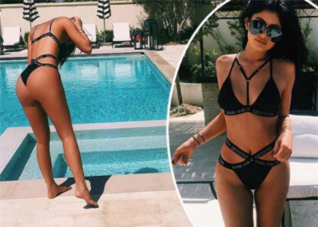 Chị em nhà Kardashian, đặc biệt là Kylie Jenner, là người đi đầu trào lưu mẫu áo tắm này
