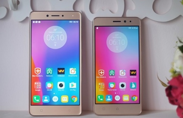 Lenovo đóng góp vào danh sách này cùng lúc hai thành viên là K6 Note (trái) và K6 Power (phải). Bộ đôi này được thiết kế hướng đến nhu cầu giải trí trên điện thoại với vỏ kim loại nguyên khối sang trọng và chắc chắn. 