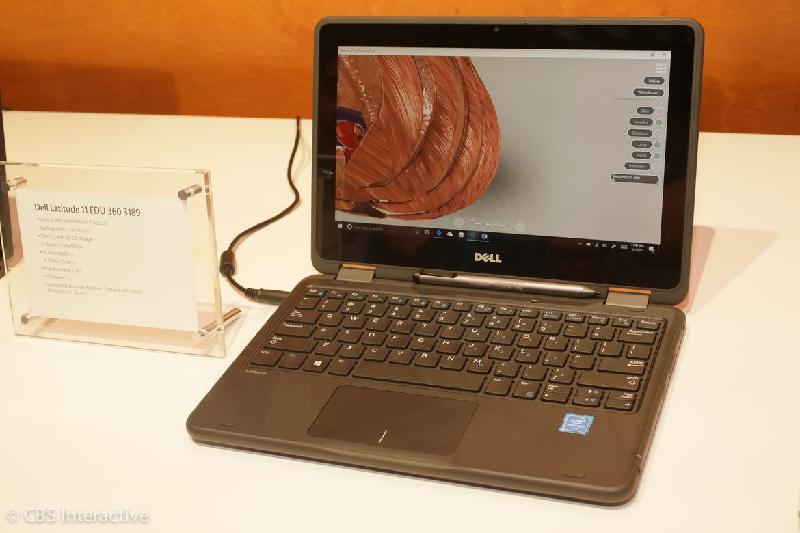 Dell Latitude 11 EDU 360 3189: được trang bị màn hình 11,6 inch độ phân giải 2.560 x 1.440 pixel. Bộ vỏ của sản phẩm được làm từ sợi carbon và nhôm. Latitude 11 hỗ trợ nhiều kết nối như Thunderbolt, USB 3.0 cùng đầu đọc thẻ nhớ SD và bút cảm ứng stylus. Bên cạnh đó, máy còn đi kèm với bộ xử lý CPU Intel Celeron N2840, tốc độ 2.16 Ghz, bộ nhớ RAM 2GB và bộ nhớ trong 250GB, ổ cứng 7200-rpm HDD.