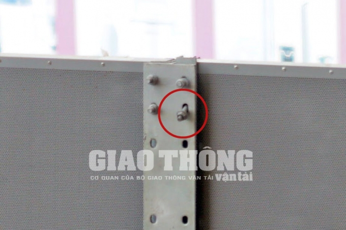 Bu lông, ốc vít được lắp đặt kiểu cẩu thả, nửa vời...