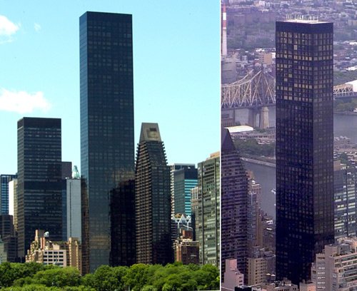 Trần Bảo Sơn, Hà Phương, sao Việt Tòa tháp Trump World Tower cao 861m với 90 tầng, là một trong những công trình đồ sộ nhất nước Mỹ.