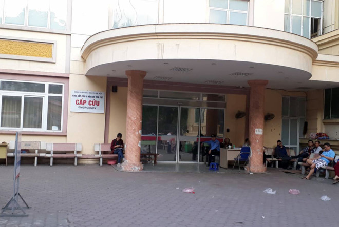 Khoa Cấp cứu Bệnh viện Đại học Y, nơi xảy ra vụ truy sát. Ảnh: 