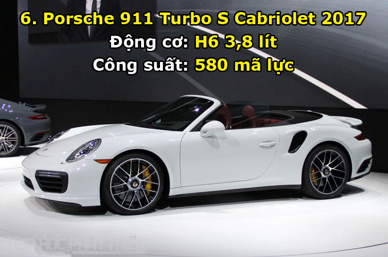 Porsche 911 Turbo S Cabriolet 2017.