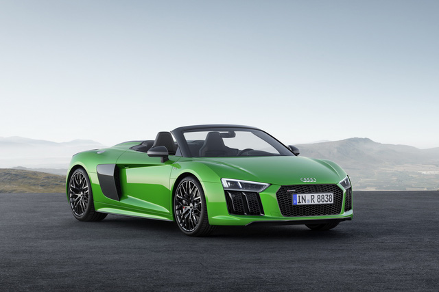 Audi R8 V10 Plus Spyder 2017 lộ diện với giá 5,3 tỷ đồng