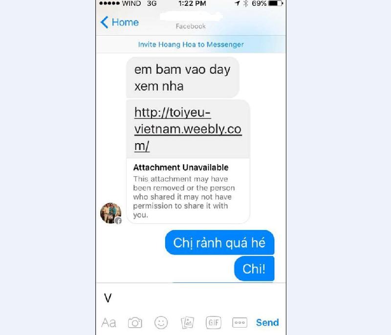 Cảnh giác với những đường link lạ bạn được mời gọi click vào