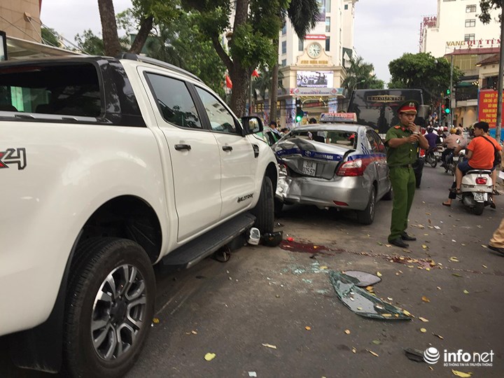 Chưa xác định thủ phạm vụ xe điên đâm liên hoàn phố Bà Triệu