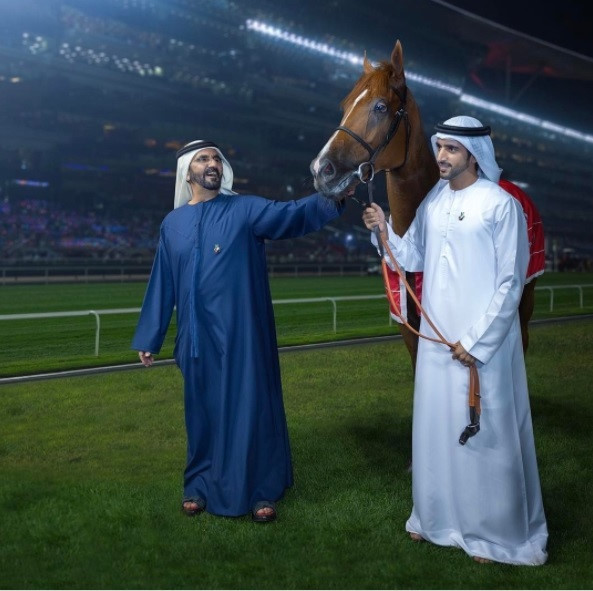 Cuộc sống nằm mơ cũng khó thấy của Thái tử Dubai hình ảnh 19 Ngoài thể thao, Fazza còn yêu thích động vật, từ ngựa... Ảnh: Faz3/Instagram.