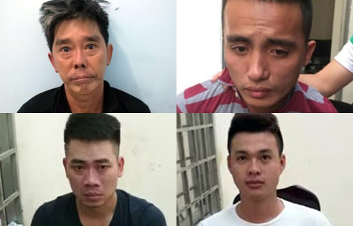 Nam, Mang, Quân và Huy (từ trái sang). Ảnh: C.A