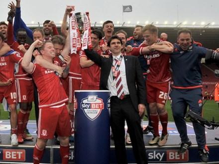 Aitor Karanka, 43 tuổi, Middlesbrough. Thành tích nổi bật: giúp Middlesbrough thăng hạng Ngoại hạng Anh mùa 2015-16 sau bảy năm vắng mặt.