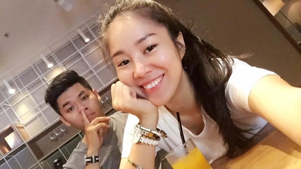 Lê Phương nhỉ nhảnh bên bạn trai 