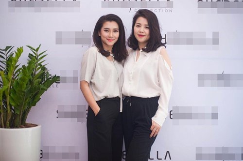 Cựu BTV Ngọc Diệp (phải).