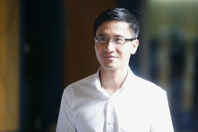 Ông Cao Toàn Mỹ đến tòa sáng 26-6 - Ảnh: Nam Trần
