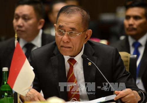Bộ trưởng Bộ Quốc phòng Indonesia Ryamizard Ryacudu. Ảnh: AFP/TTXVN