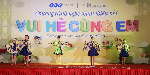 Tiết mục nhảy múa sôi động của các nhóm nhẩy nhí Cánh diều hồng và KidTalent.