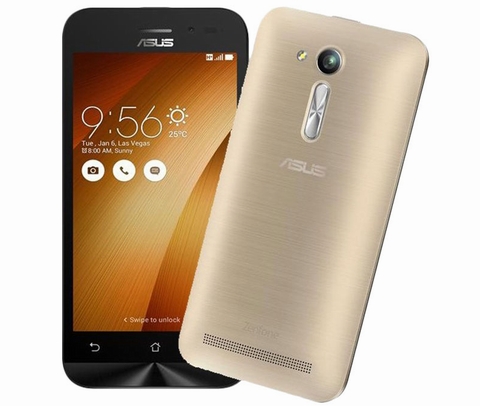 Asus Zenfone Go (2,99 triệu đồng)  Zenfone Go được trang bị RAM 2 GB, chip xử lý MT6580, 4 nhân có tốc độ 1.3 GHz, bộ nhớ trong 16 GB, có thể sử dụng thêm thẻ nhớ hỗ trợ lên đến 64 GB. Máy có màn hình 5-inch, độ phân giải HD cho hình ảnh nét hơn, công nghệ IPS LCD giúp bạn có góc nhìn xung quanh rộng, không bị mất màu.