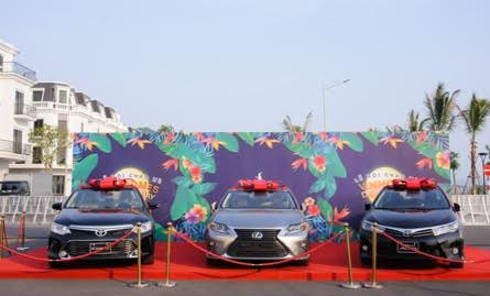 Dàn xe sang đã có mặt tại thành phố Hạ Long để chờ chủ nhân may mắn