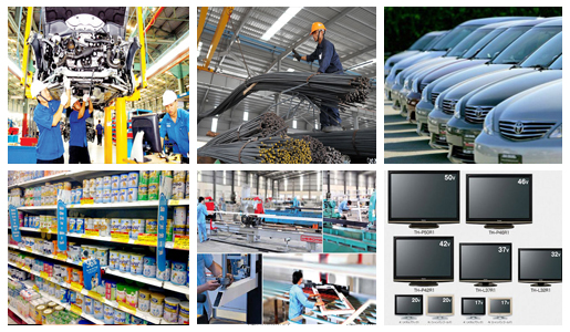 Kim ngạch nhập khẩu của Việt Nam tăng trưởng mạnh