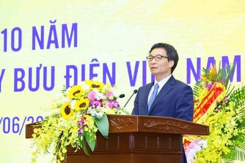 Phó Thủ tướng Chính phủ Vũ Đức Đam phát biểu tại Lễ kỷ niệm.