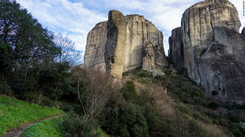 Meteora là thiên đường dành cho những người leo núi và tảng đá nguyên khối mang tên Spindle (ảnh) là một trong những thách thức khó khăn nhất.