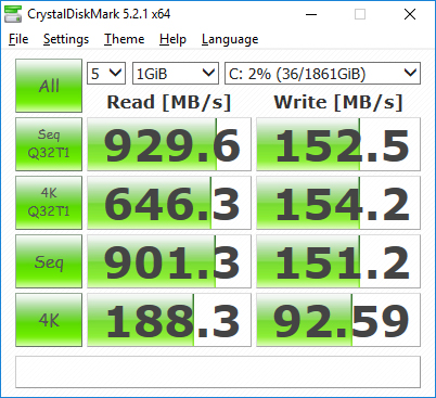 Thử nghiệm với Optane 16GB và ổ cứng Seagate Barracuda 2TB.