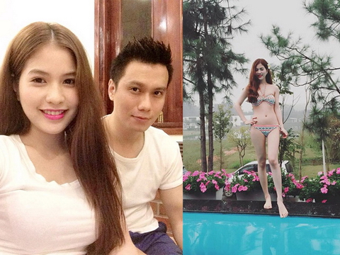 Nhan sắc xinh như hot girl của bà xã Việt Anh khiến ai cũng trầm trồ