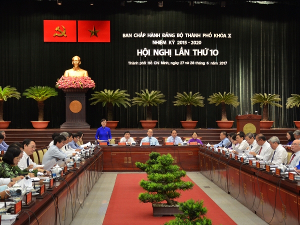 Phiên làm việc tại hội trường vào sáng ngày 27/6 - Ảnh: V.N
