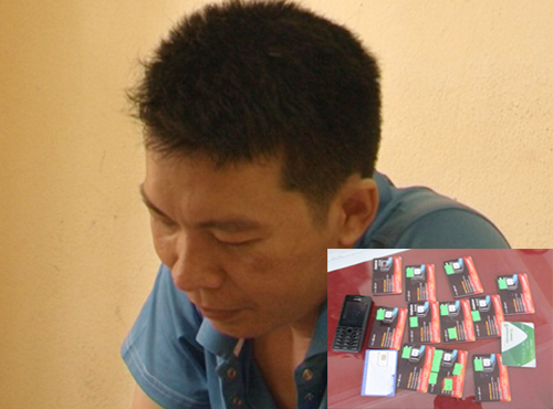 Đối tượng Võ Minh Lộc và tang vật thu giữ