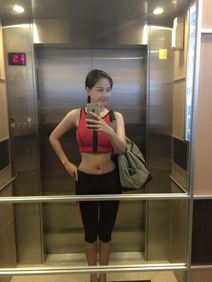 Được biết Mai Phương Thúy từng chia sẻ rất nhiều về sở thích tập gym, giữ dáng của mình.