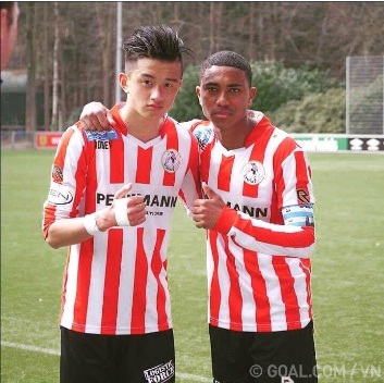 11. Nguyễn Anh Hiệp (1999 | 1m81 | Trung phong | U19 Sparta Rotterdam):  Cũng như Daniel Prochazka, Anh Hiệp không hiểu biết quá nhiều về quê hương xứ sở của cha mẹ. Tuy nhiên, chàng tiền đạo của U19 Sparta Rotterdam cho biết mình rất sẵn sàng khoác áo đội tuyển trẻ Việt Nam nếu nhận được lời mời.
