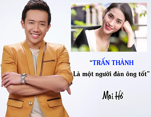 Không chỉ có Hari, người cũ Mai Hồ cũng luôn dư thừa lời khen có cánh cho Trấn Thành, dù giờ đây đã đường ai nấy đi: 
